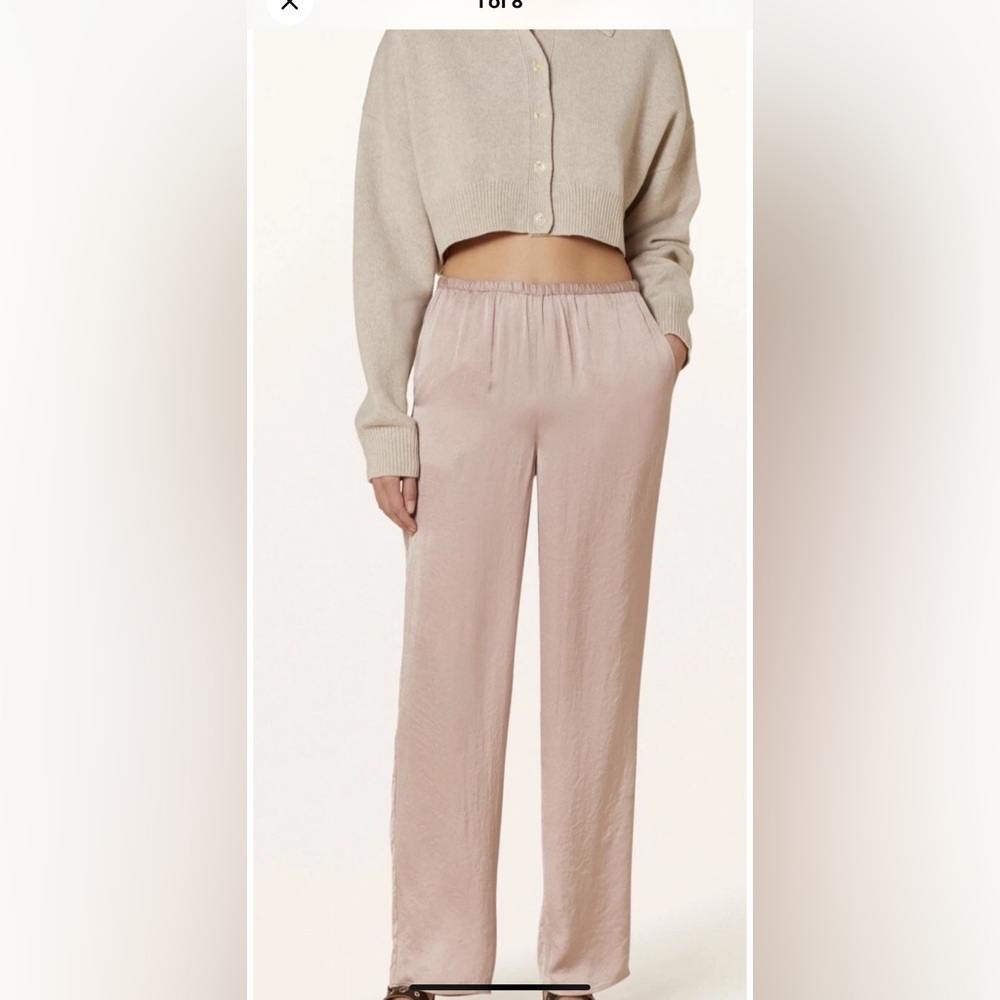 American Vintage drawstring super light neutral color pants